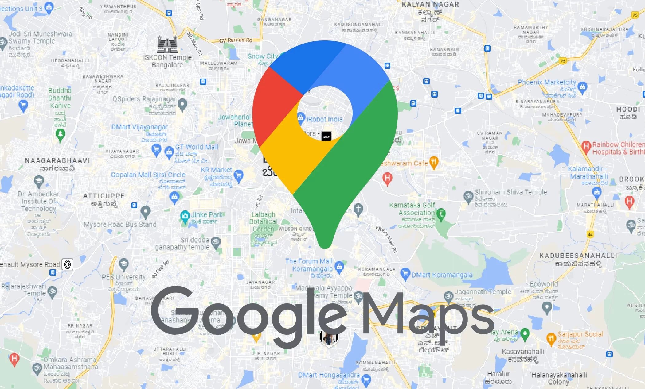 Google Map Glitch