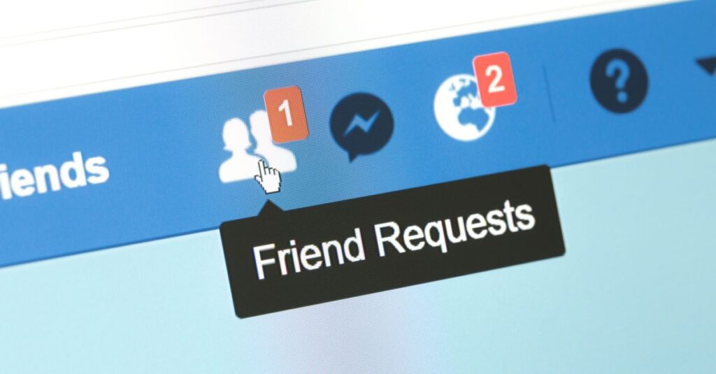 facebook friend request setting