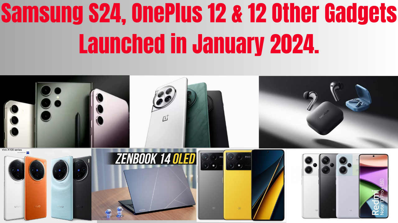 Mobiles & Gadegts Launched in January 2024