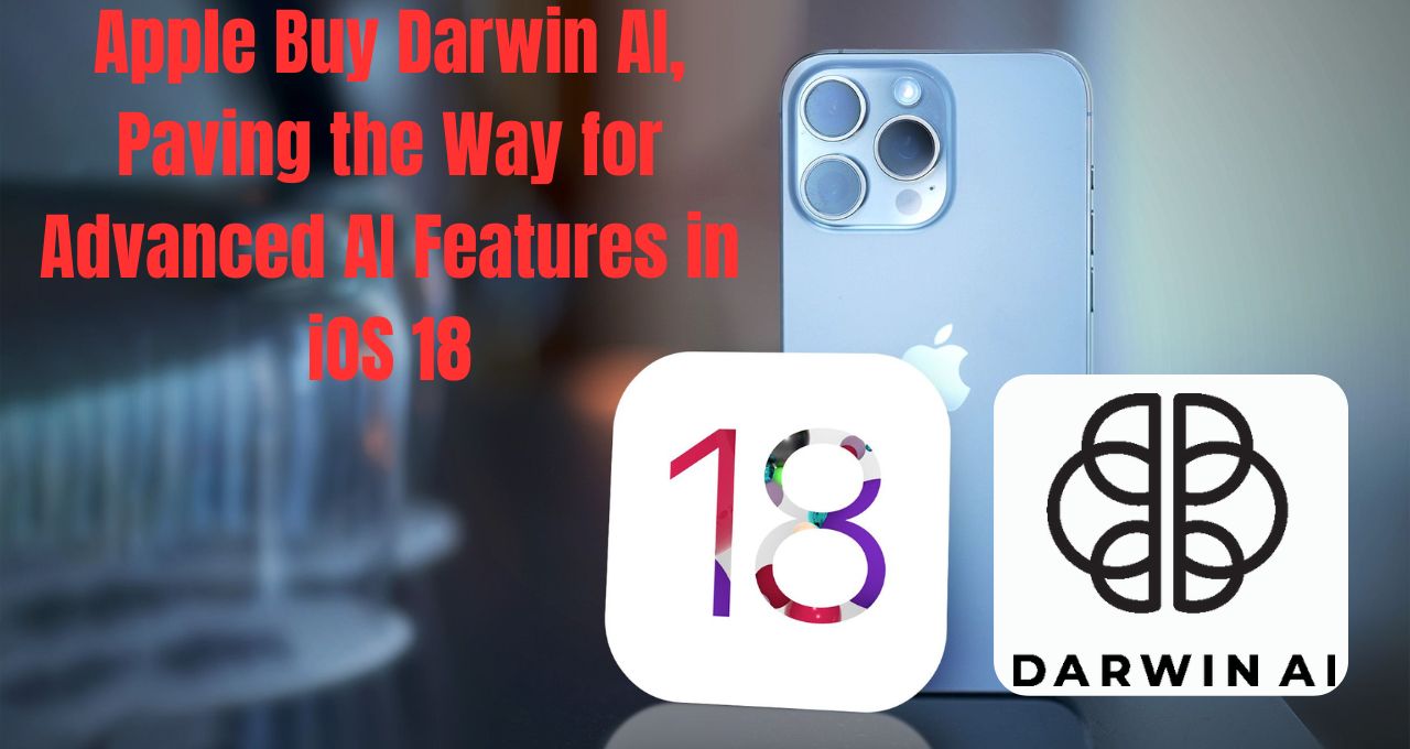 Apple-Aquire-Darwin-AI-as-part-of-its-AI